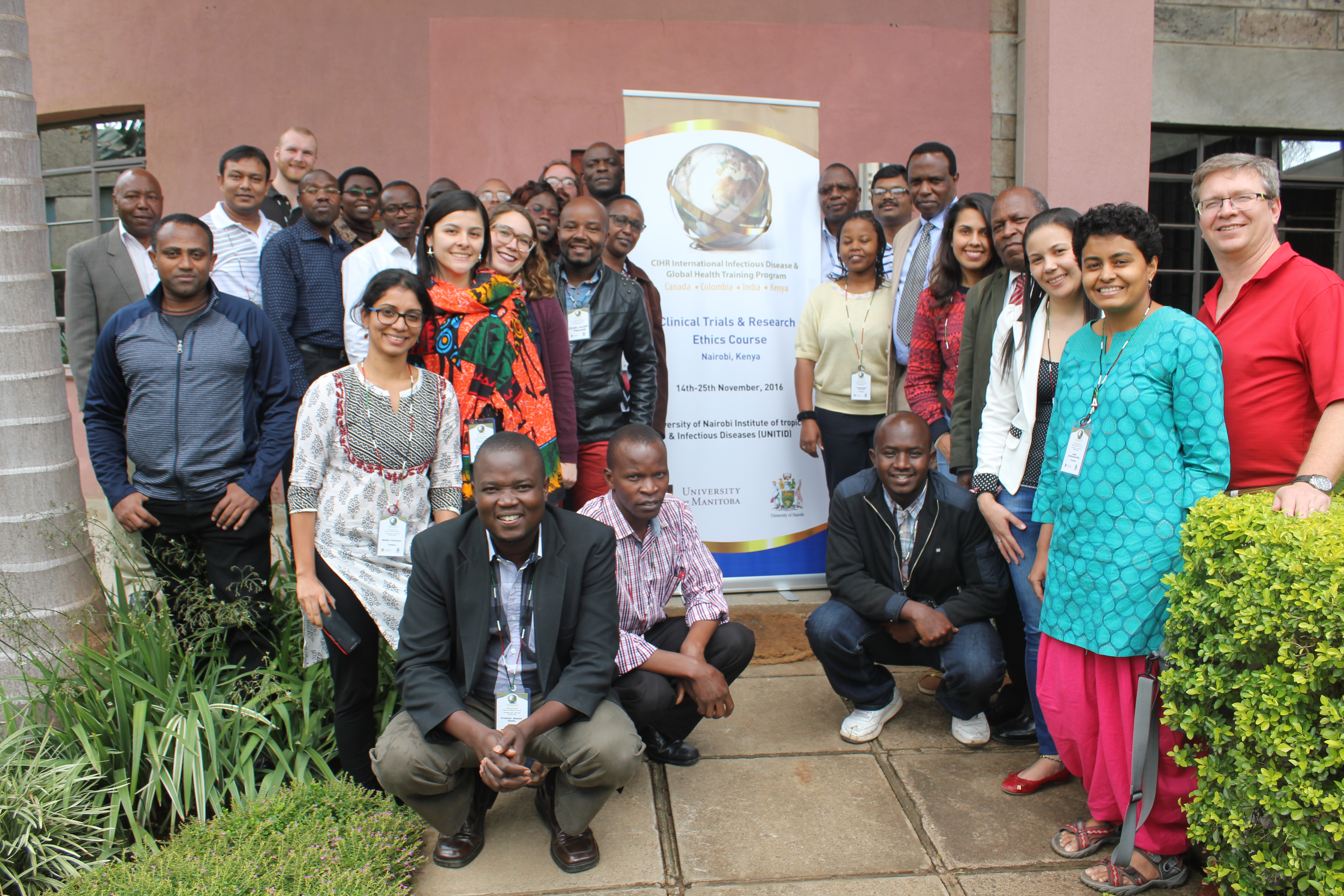 A group picture of all those attending the major course offering in Winnipeg, Canada in May 2015.